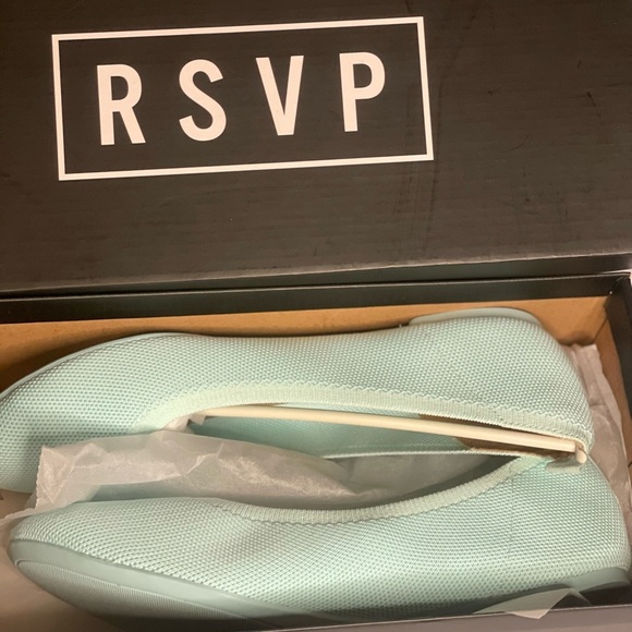 RSVP Women’s Belen Light Blue Knit Ballet Flats size‎ 10 - Picture 3 of 6